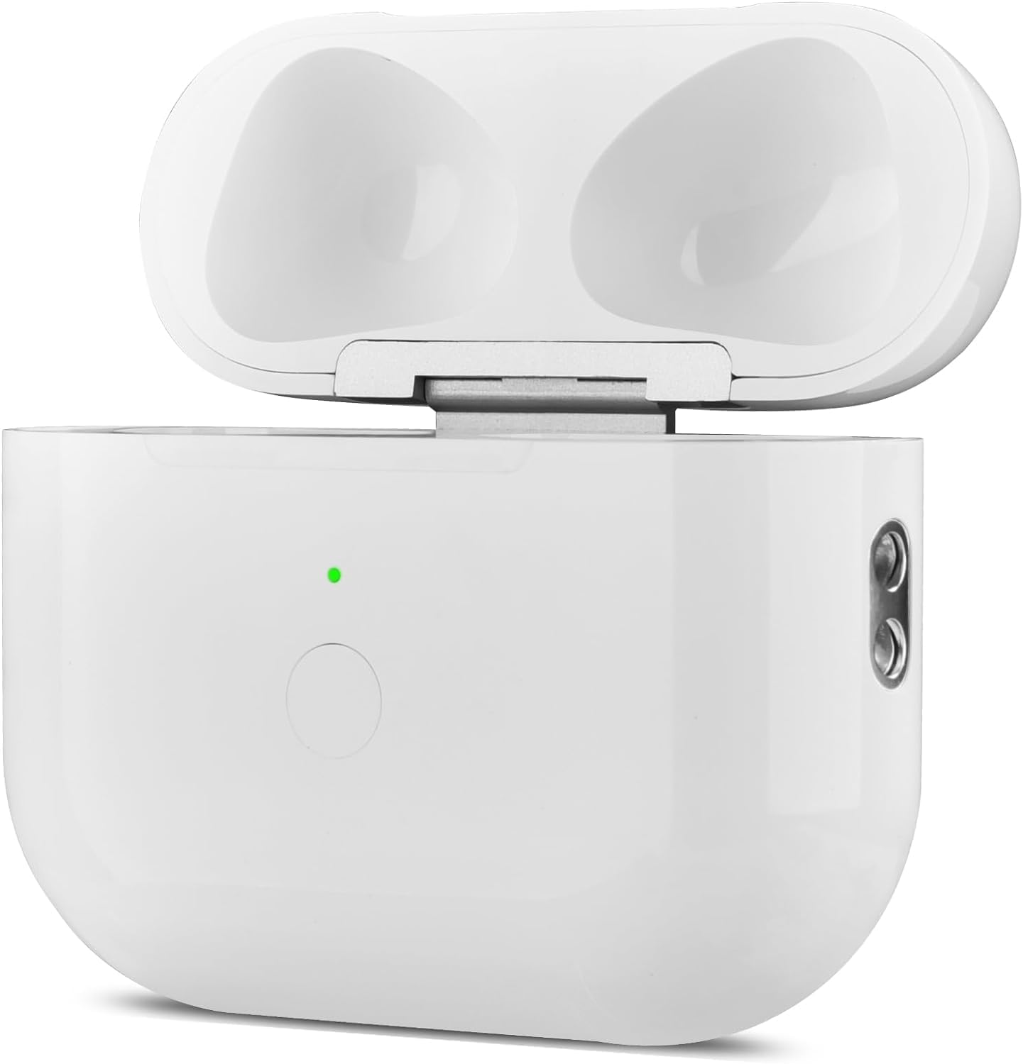 Replacement for AirPods 3rd Gen Wireless Charging Case,Only Compatible with AirPod 3rd Generation Charger Cases, with Lightning, White(AP3C01)